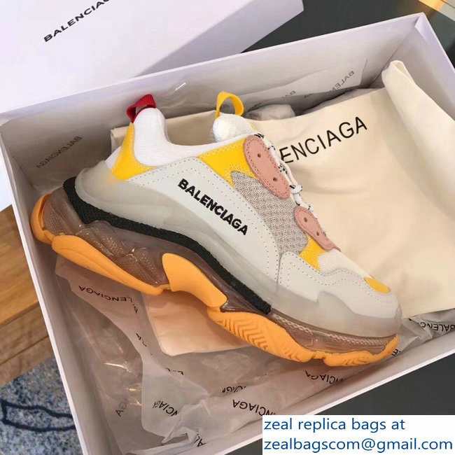 Balenciaga Triple S Trainers Multimaterial Cushioning Sole Sneakers 05 2018 - Click Image to Close