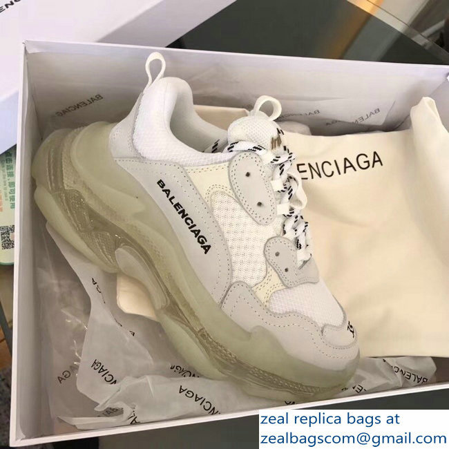 Balenciaga Triple S Trainers Multimaterial Cushioning Sole Sneakers 06 2018