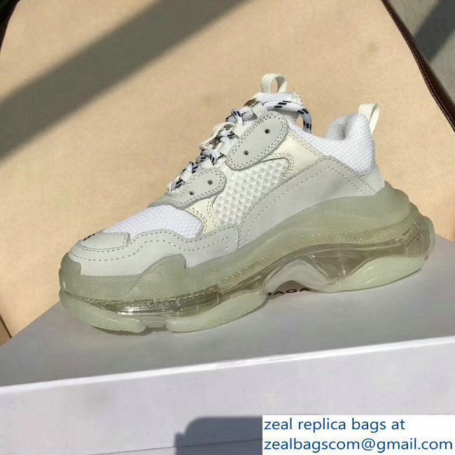 Balenciaga Triple S Trainers Multimaterial Cushioning Sole Sneakers 06 2018 - Click Image to Close
