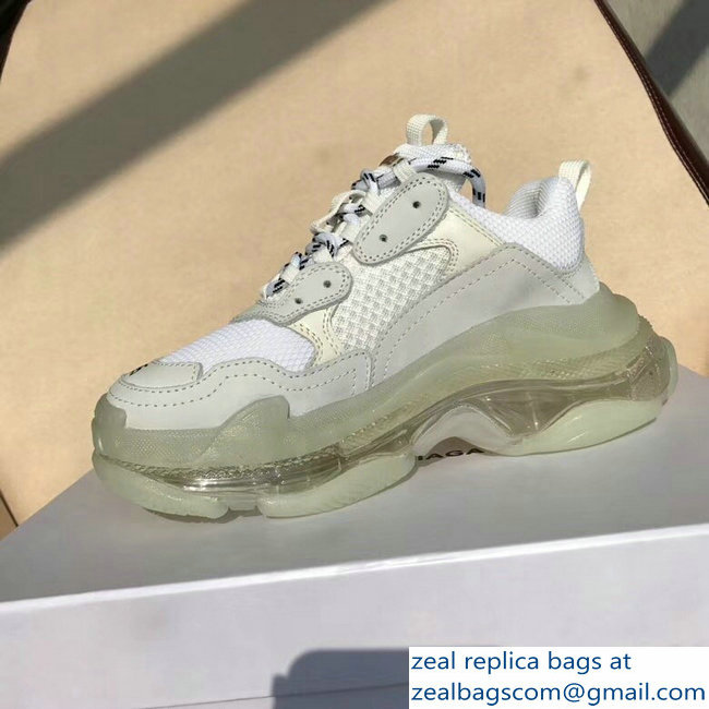 Balenciaga Triple S Trainers Multimaterial Cushioning Sole Sneakers 06 2018