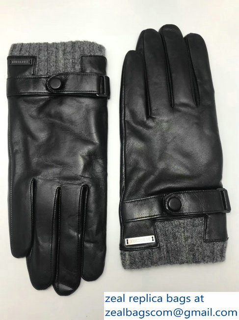 Burberry Men's Gloves BUR02 - Click Image to Close