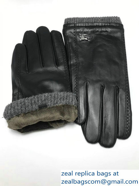 Burberry Men's Gloves BUR03 - Click Image to Close