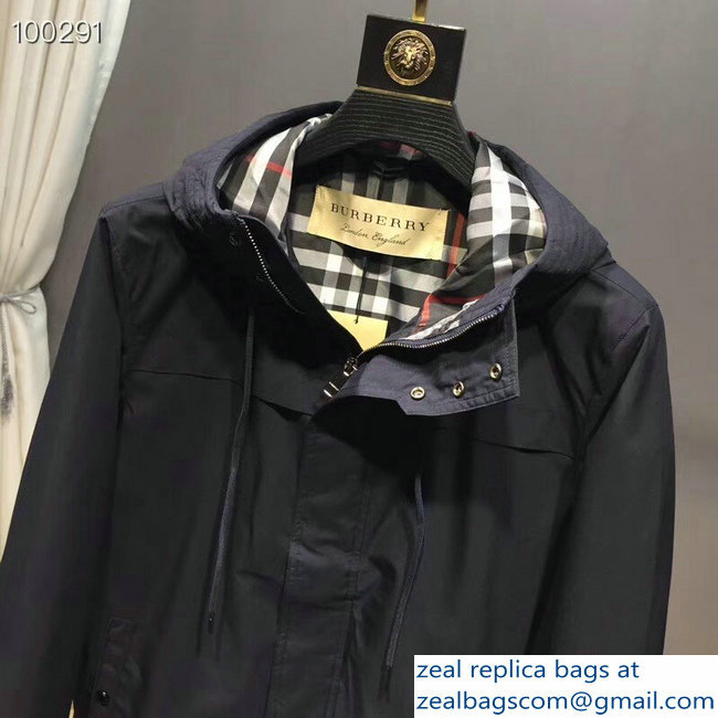 Burberry Men's Jacket Dark Blue 2018