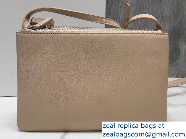 Celine Trio Crossbody Large Bag Beige