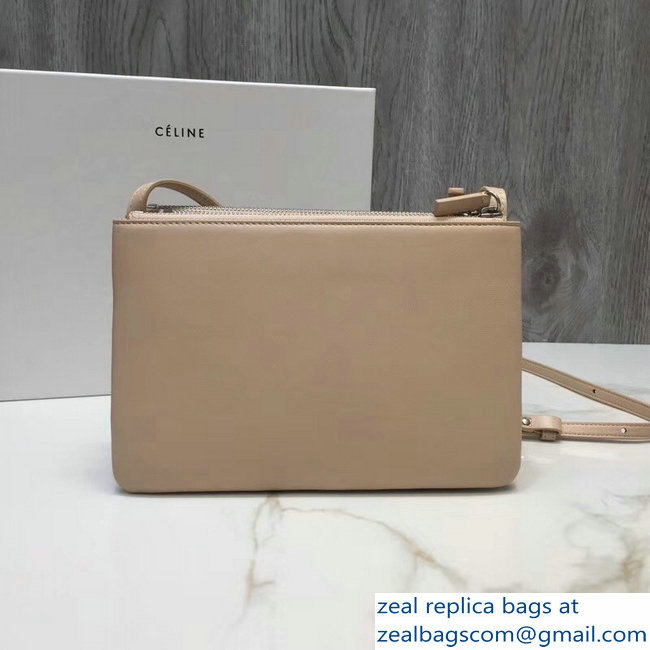 Celine Trio Crossbody Large Bag Beige