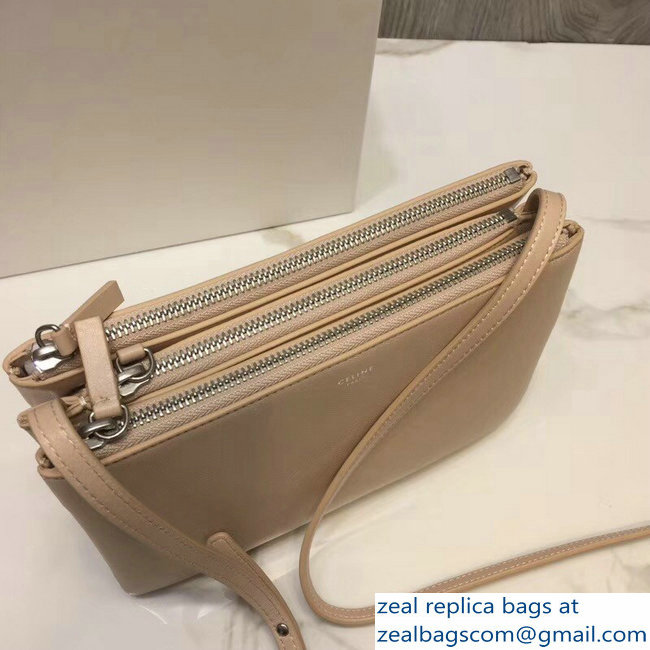 Celine Trio Crossbody Large Bag Beige