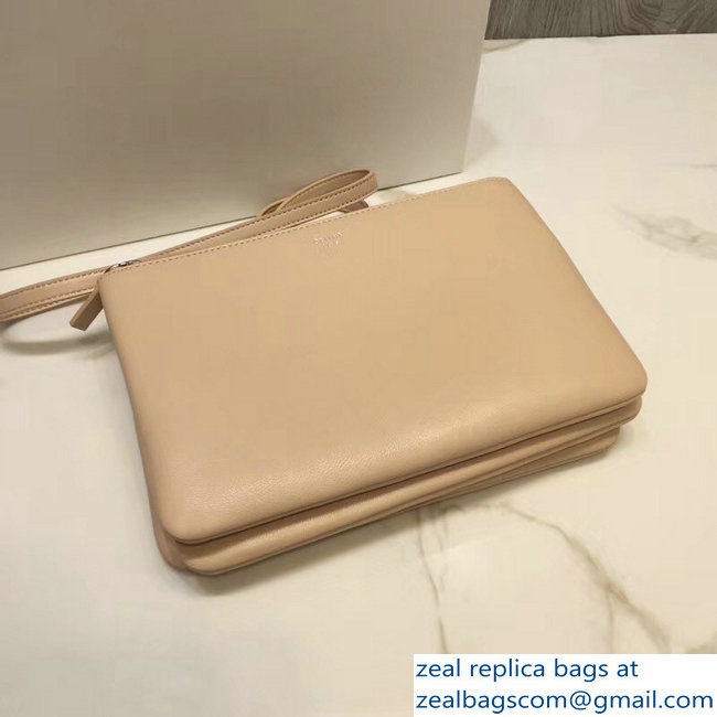 Celine Trio Crossbody Large Bag Beige