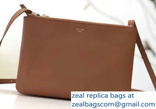 Celine Trio Crossbody Large Bag Brown