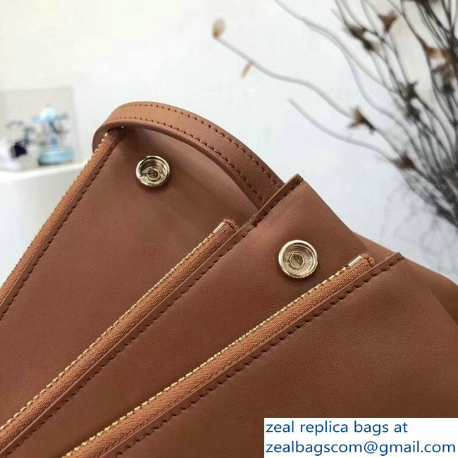 Celine Trio Crossbody Large Bag Brown