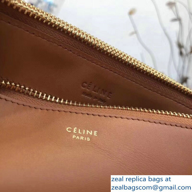 Celine Trio Crossbody Large Bag Brown