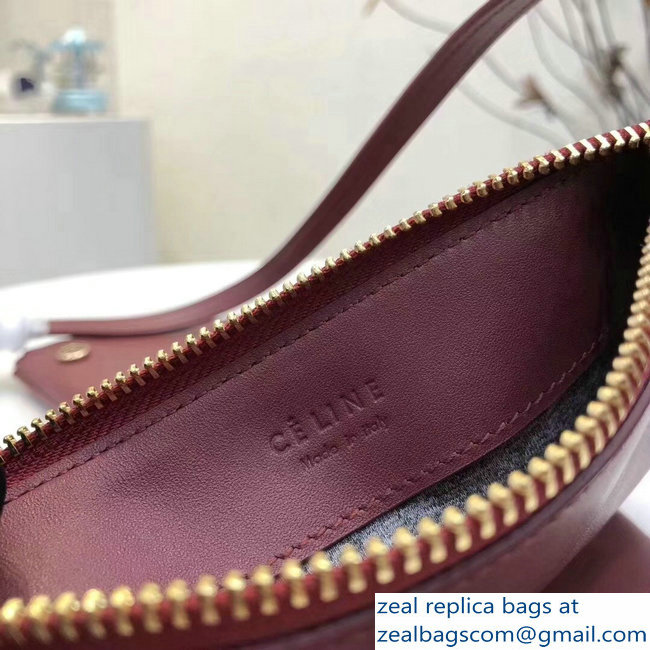 Celine Trio Crossbody Large Bag Burgundy