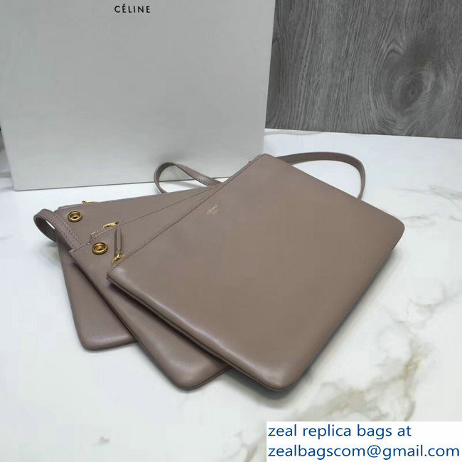 Celine Trio Crossbody Large Bag Camel