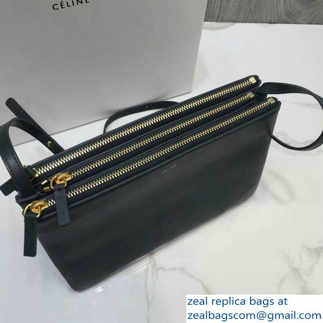 Celine Trio Crossbody Large Bag Dark Green