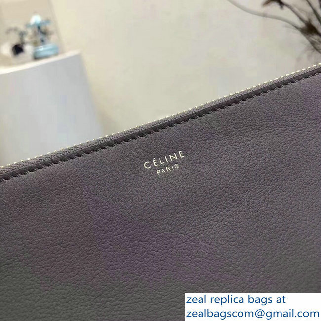 Celine Trio Crossbody Large Bag Etoupe