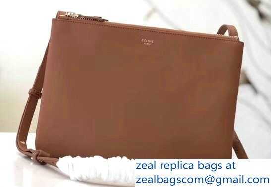 Celine Trio Crossbody Small Bag Brown