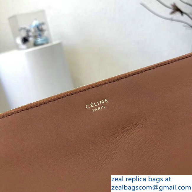 Celine Trio Crossbody Small Bag Brown