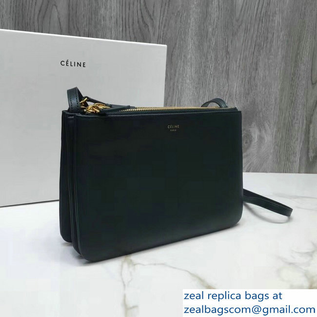 Celine Trio Crossbody Small Bag Dark Green