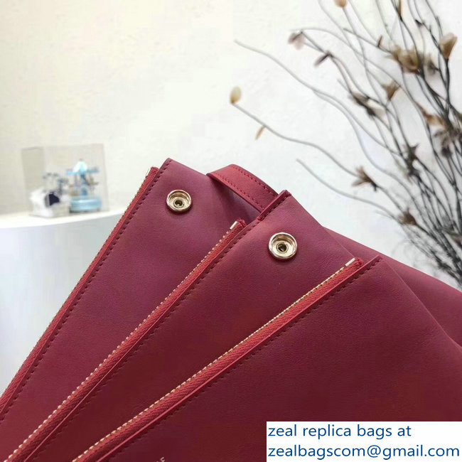 Celine Trio Crossbody Small Bag Red