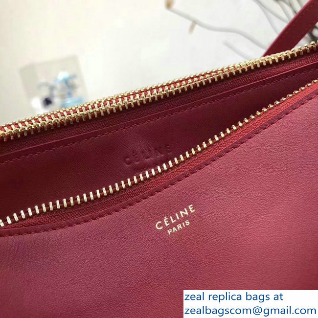 Celine Trio Crossbody Small Bag Red