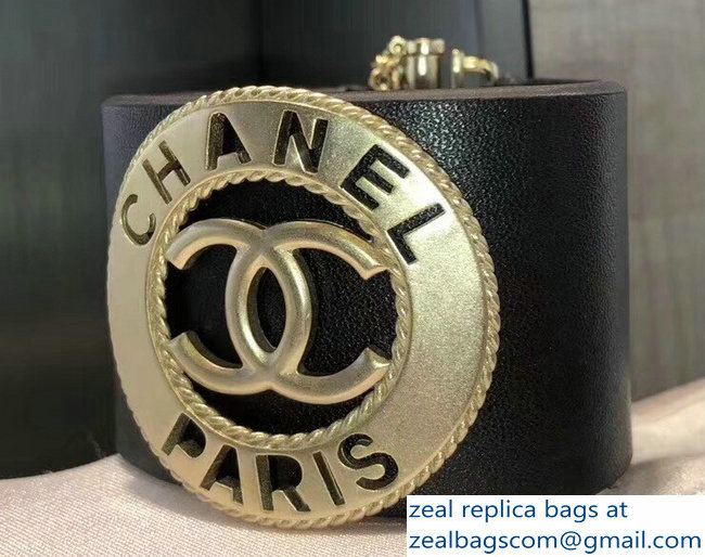 Chanel Logo Cuff Bracelet A58304 2018
