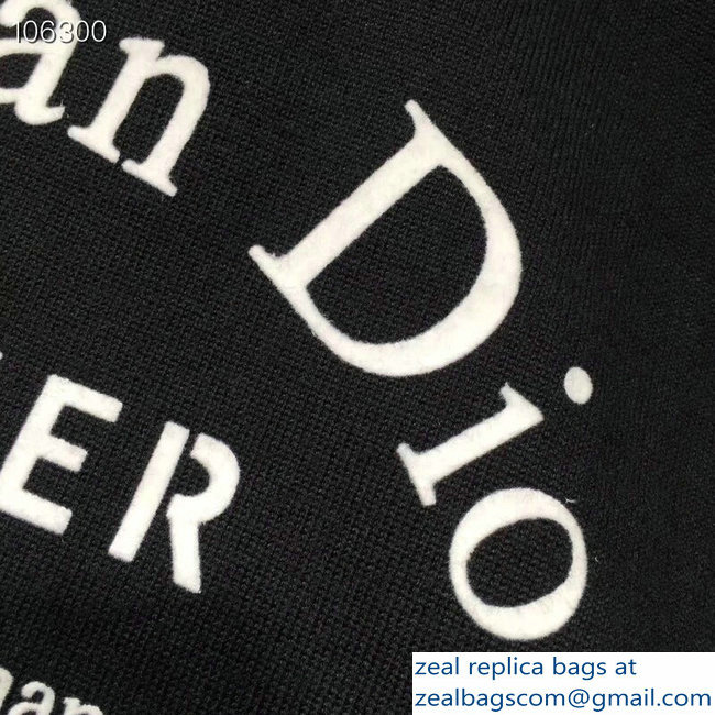 Dior Christian Dior Atelier Print Sweater Black 2018 - Click Image to Close