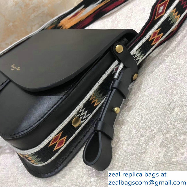 Dior Diorodeo Flap Bag In Black Supple Calfskin 2018 - Click Image to Close