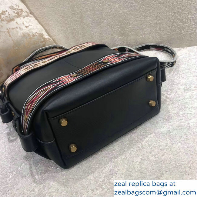 Dior Diorodeo Hobo Bag In Black Supple Calfskin 2018