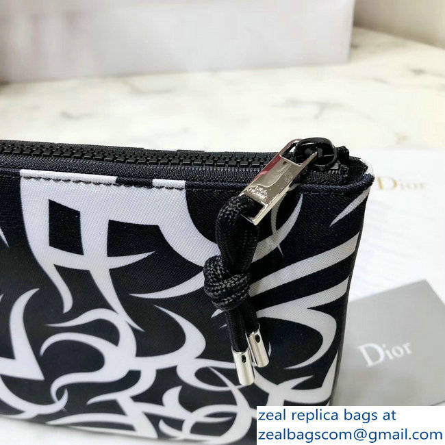 Dior Flat Pouch Clutch Bag in Dior Tribal Nylon 2018 - Click Image to Close