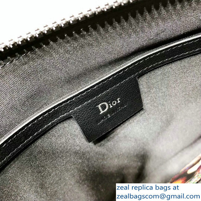 Dior Flat Pouch Clutch Bag in Dior Tribal Nylon 2018