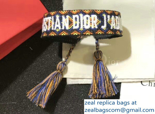 Dior J'Adior Set of Woven Bracelet Multicolor 02 2018