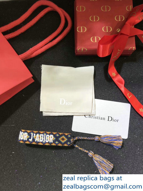 Dior J'Adior Set of Woven Bracelet Multicolor 02 2018