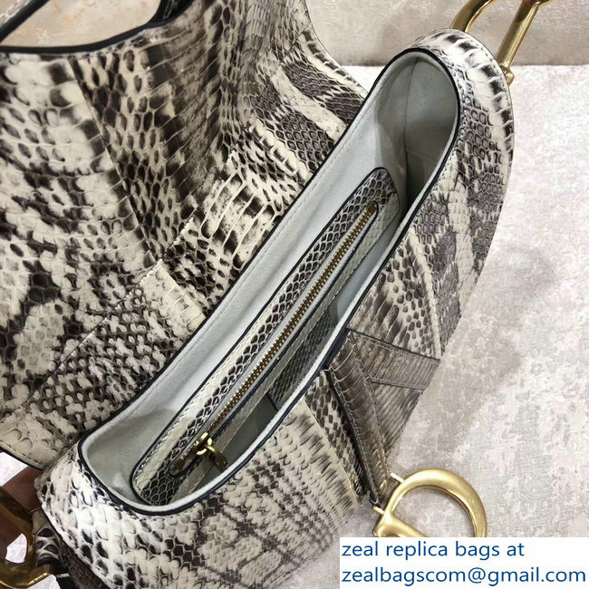 Dior Python Saddle Bag 2018 - Click Image to Close