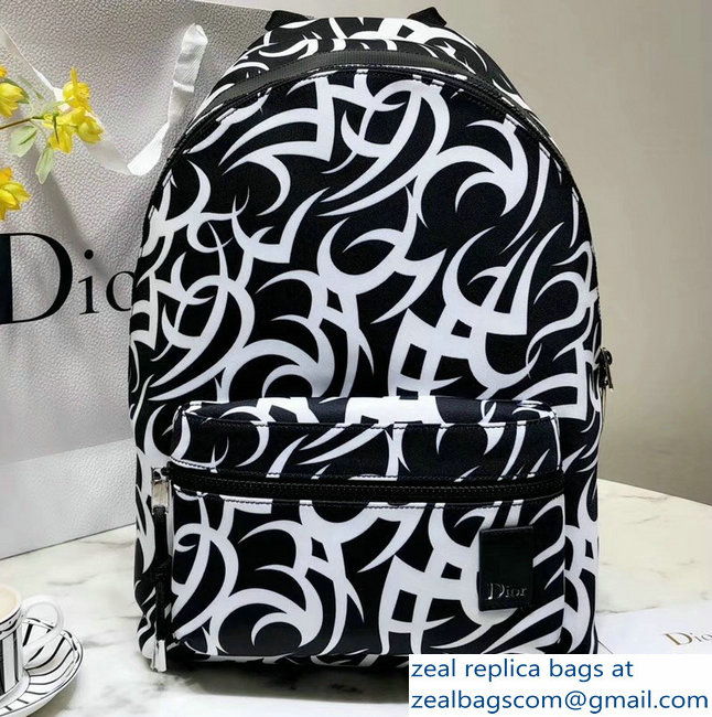 Dior Rider Rucksack Backpack Bag in Dior Tribal Nylon 2018 - Click Image to Close