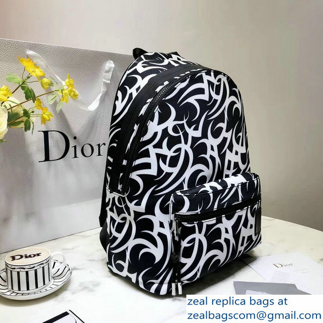 Dior Rider Rucksack Backpack Bag in Dior Tribal Nylon 2018