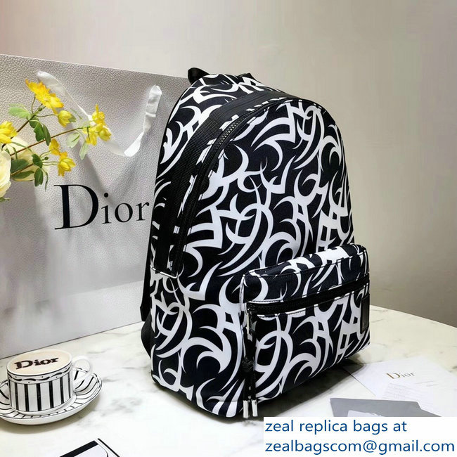 Dior Rider Rucksack Backpack Bag in Dior Tribal Nylon 2018 - Click Image to Close