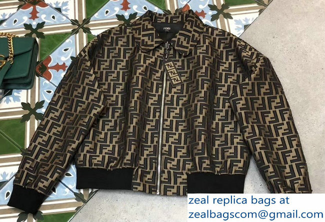 Fendi All-Over FF Logo Printed Jacket 2018