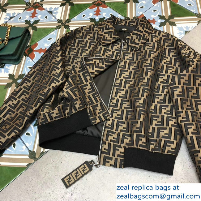 Fendi All-Over FF Logo Printed Jacket 2018 - Click Image to Close