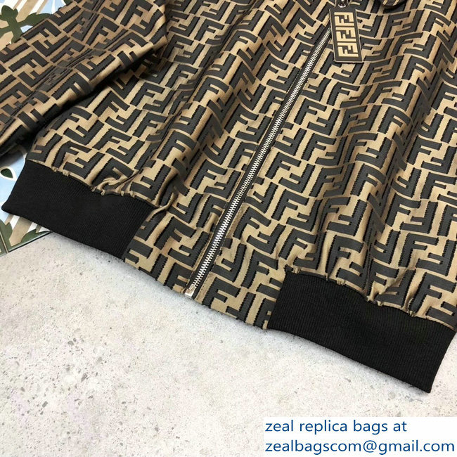 Fendi All-Over FF Logo Printed Jacket 2018 - Click Image to Close