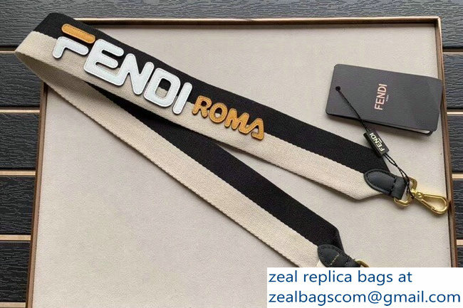 Fendi Fabric Long Shoulder Strap You Mania Logo 2018 - Click Image to Close