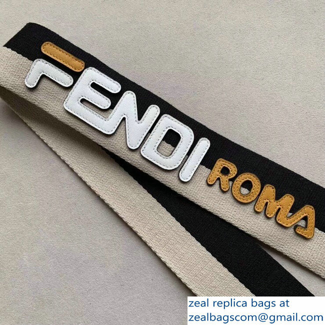 Fendi Fabric Long Shoulder Strap You Mania Logo 2018 - Click Image to Close