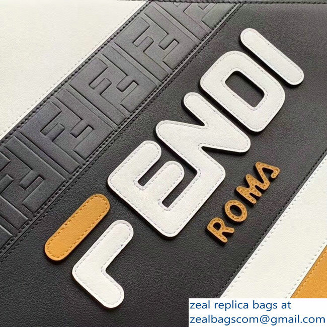 Fendi Mania Logo Slim Medium Triplette Clutch Bag 2018