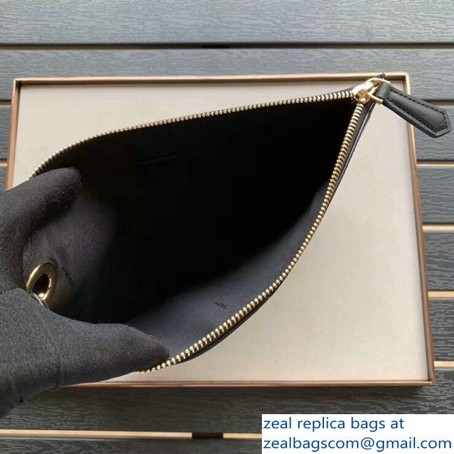 Fendi Mania Logo Slim Medium Triplette Clutch Bag 2018