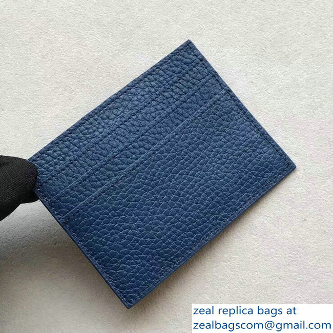 Fendi Stamp Patch Card Holder Blue 2018