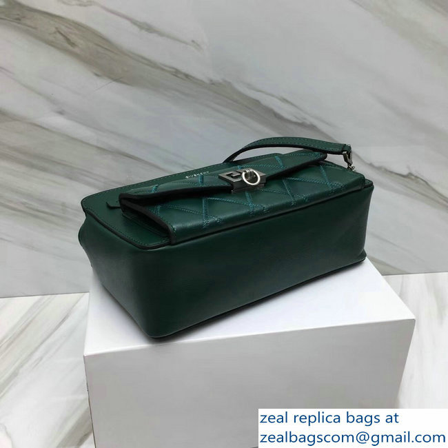 Givenchy Pocket Bag Green In Diamond Quilted Leather 2018