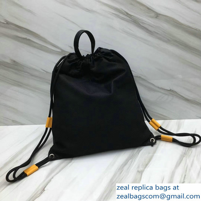 Givenchy Reverse Drawstring Backpack Bag Black/White 2018 - Click Image to Close