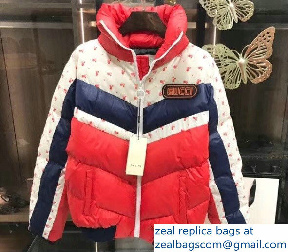 Gucci Chevron Quilted Nylon Jacket With Gucci Patch 2018 - Click Image to Close