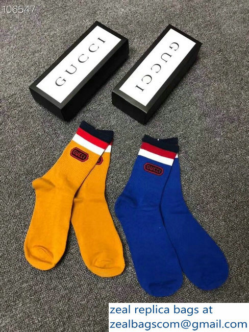 Gucci Cotton Socks G19 - Click Image to Close