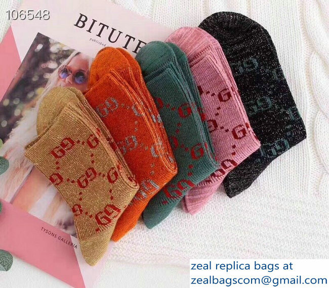 Gucci Cotton Socks G21