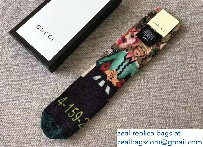 Gucci Cotton Socks G22 - Click Image to Close