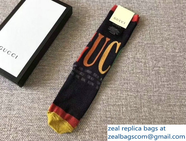 Gucci Cotton Socks G26 - Click Image to Close